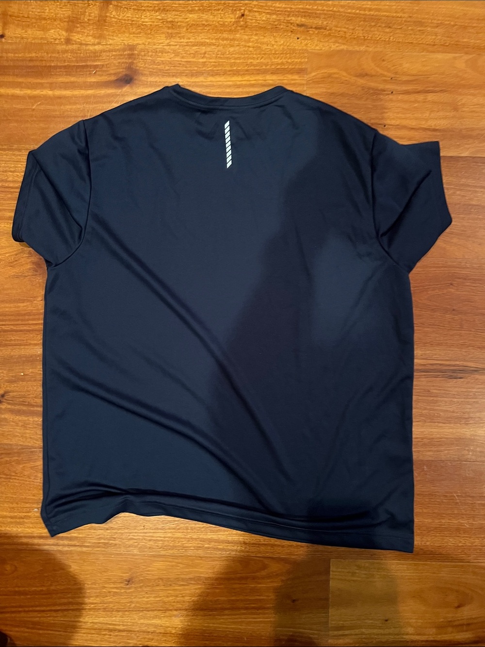 Avia Men's Short Sleeve Performance Tee - Navy Blue - Picture 4 of 4